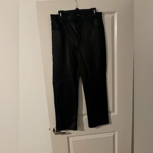 Express leather ankle pants